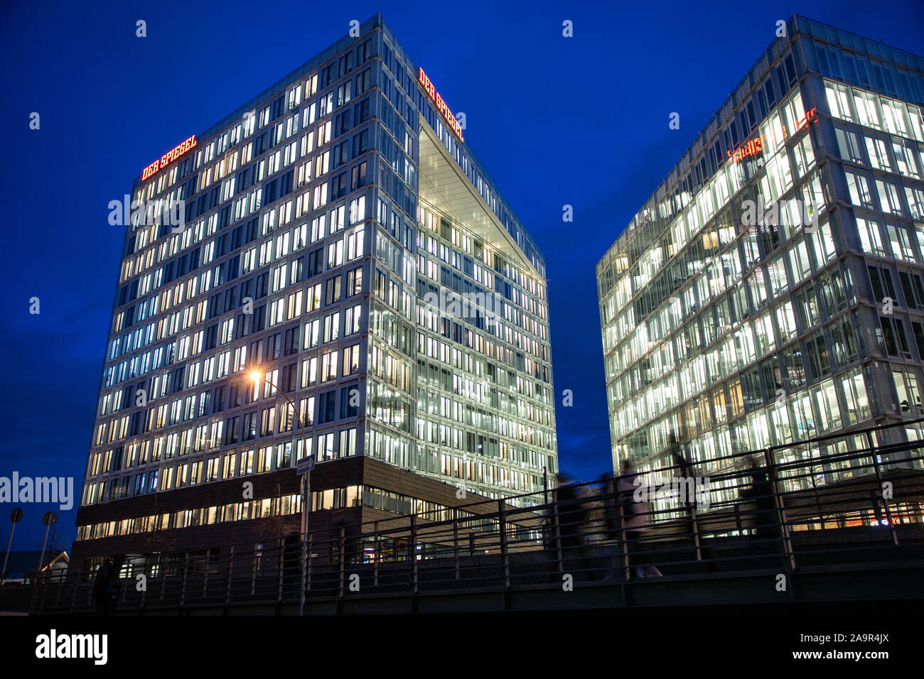 Amburgo, casa editrice Der Spiegel news magazine, Hafencity, Foto Stock