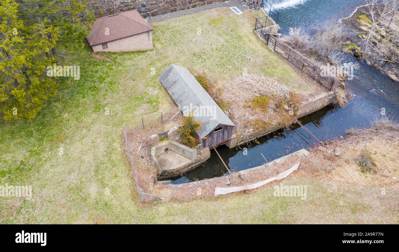 Acqua di Whitney Center di Hamden, CT, Stati Uniti d'America Foto Stock