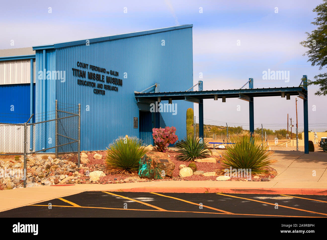 La Titan Missile Museum edificio appena a sud di Tucson in Arizona Foto Stock