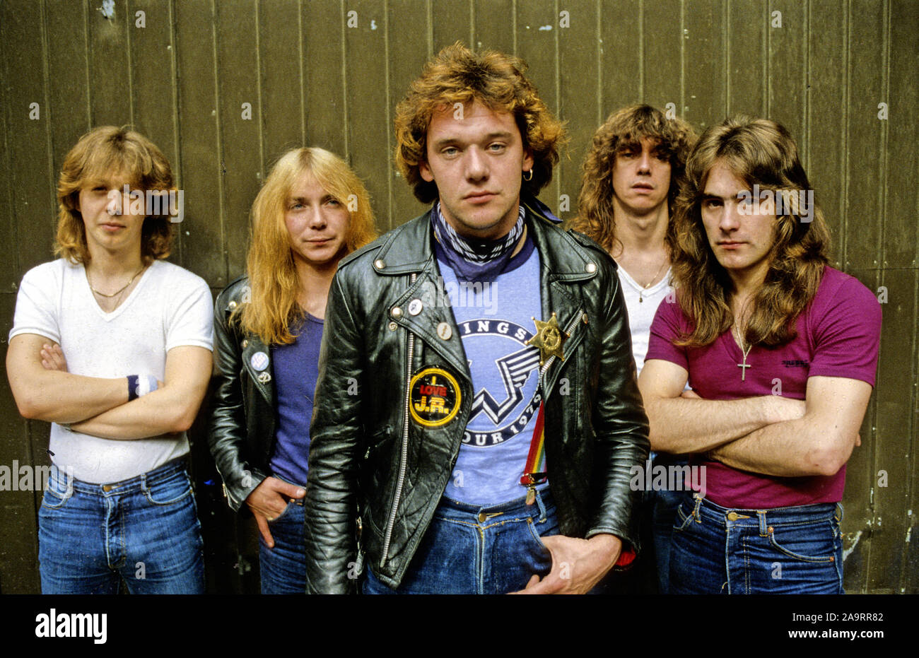 Iron Maiden, La Marque 1980. Foto Stock