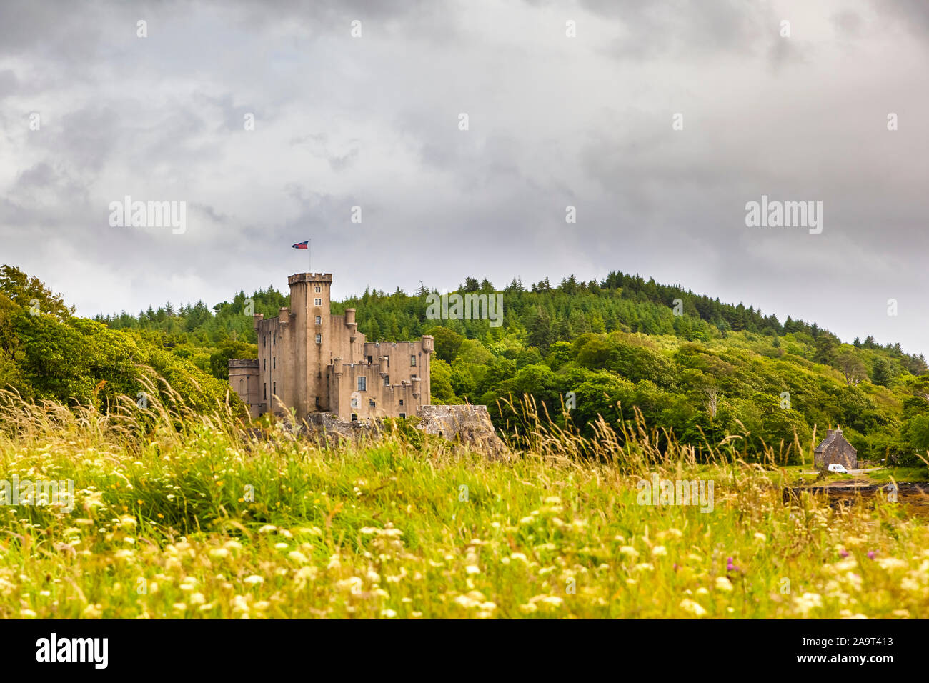 Schottland, Innere, Hybriden, Isola di Skye, Dunvegan, Castello Schloss, Insel, Foto Stock