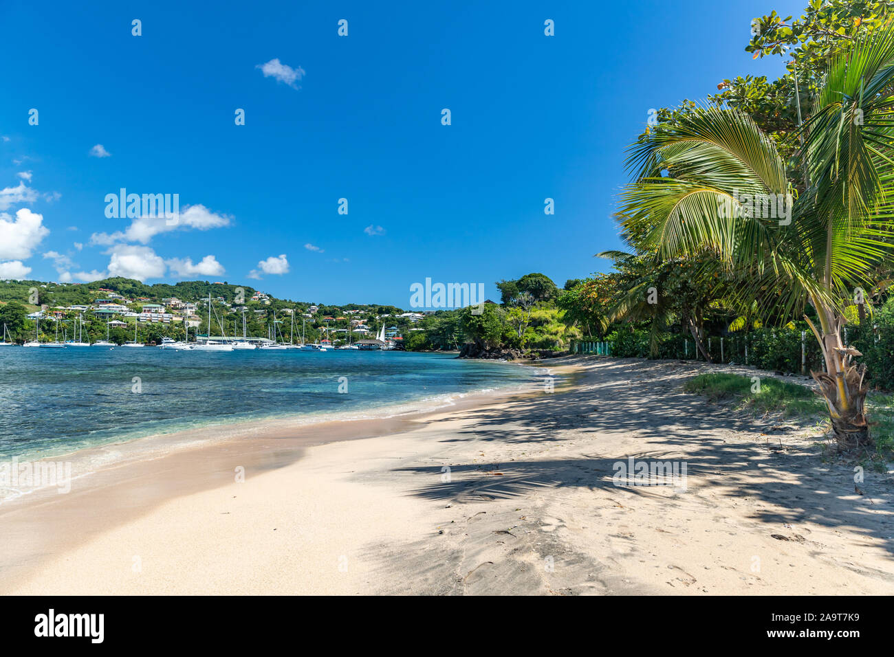 Saint Vincent e Grenadine, Laguna Blu Foto Stock