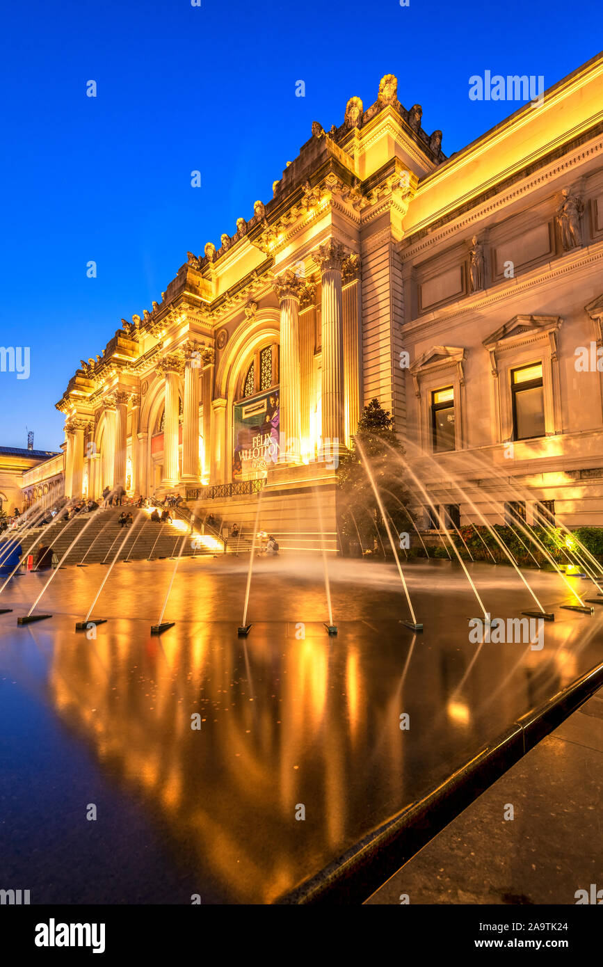 Metropolitan Museum of Art, Manhattan, New York, Stati Uniti d'America Foto Stock