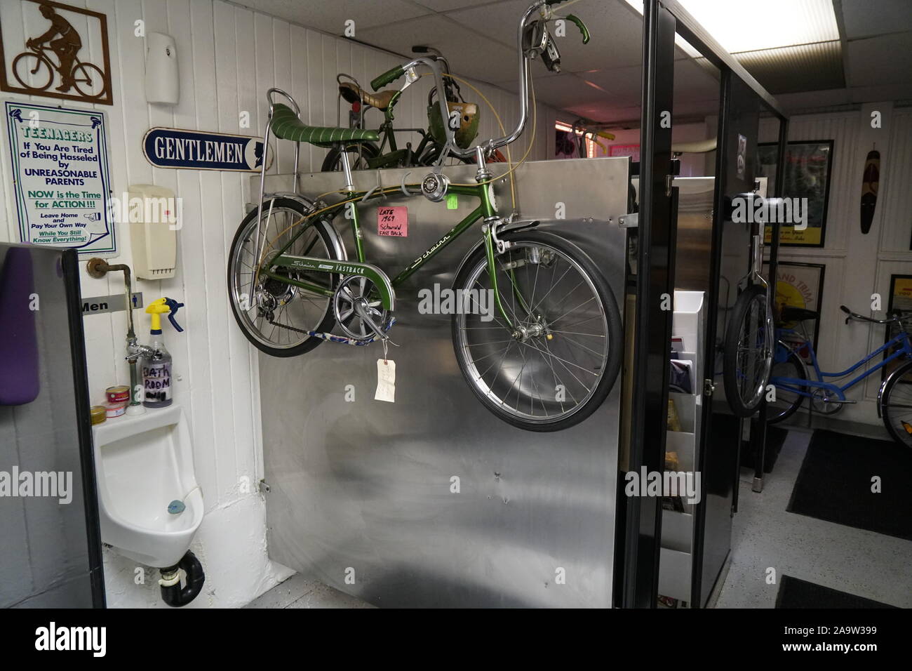 PITTSBURGH - Novembre 2019: bicicletta cielo, con una raccolta di circa 4 mila bici vintage, sostiene di essere il più grande del mondo museo della bicicletta. Foto Stock
