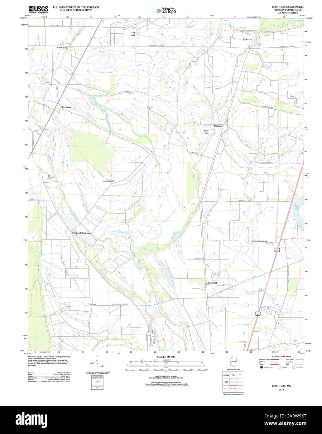 Mappa del coahoma immagini e fotografie stock ad alta risoluzione Alamy