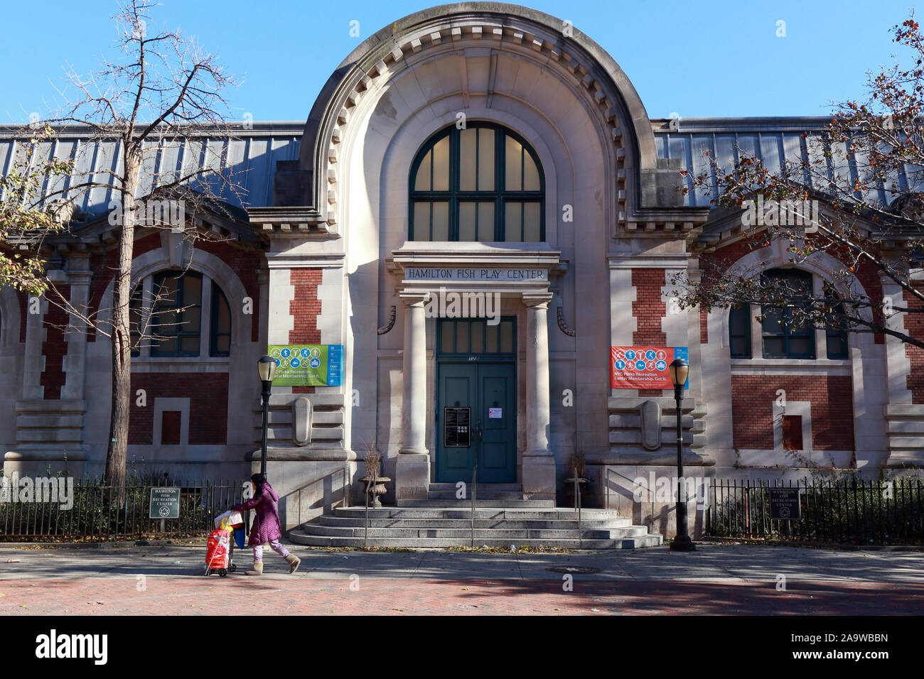 Hamilton Fish Recreation Centre, 128 Pitt Street, New York, NY Foto Stock