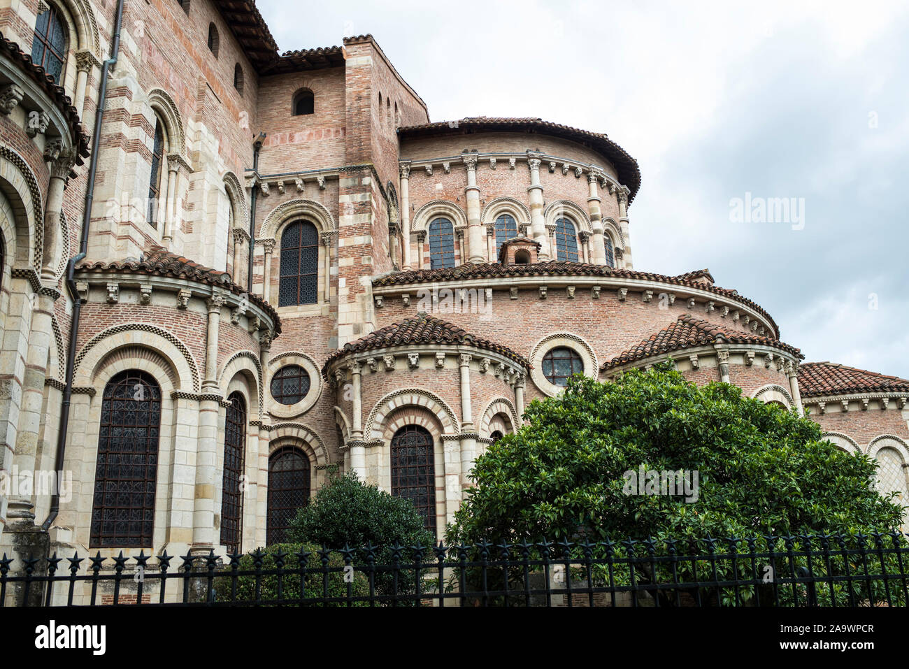 Basilica Saint-Sernin Foto Stock