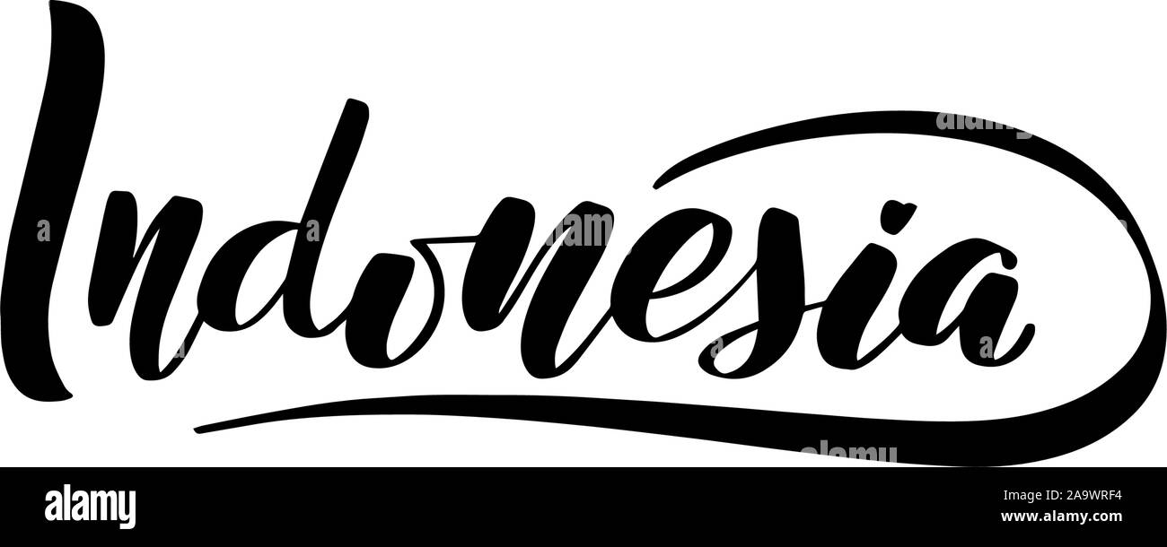 Vettore illustrazione di calligrafia isolati su sfondo bianco Illustrazione Vettoriale