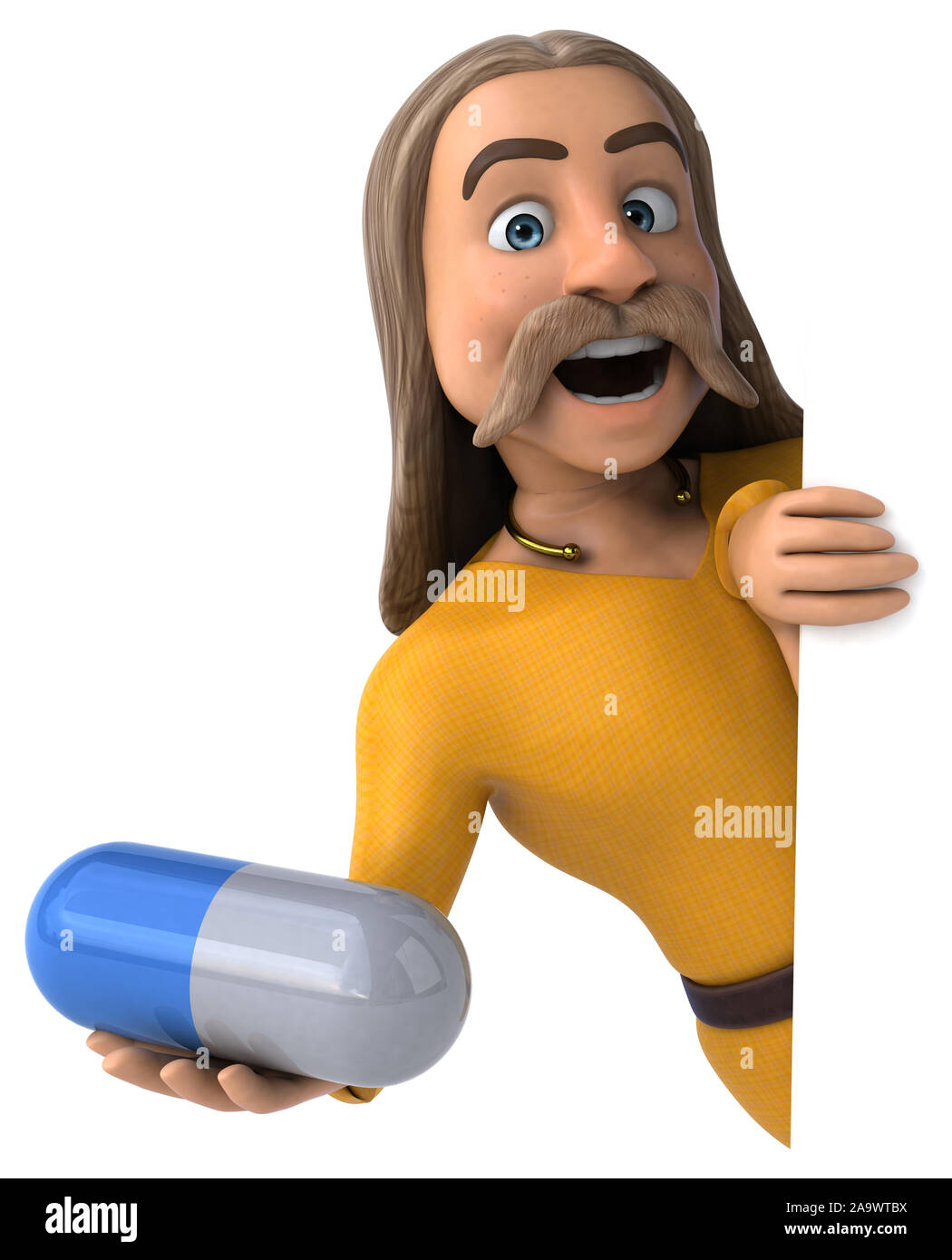 Divertimento gaulois - 3D illustrazione Foto Stock