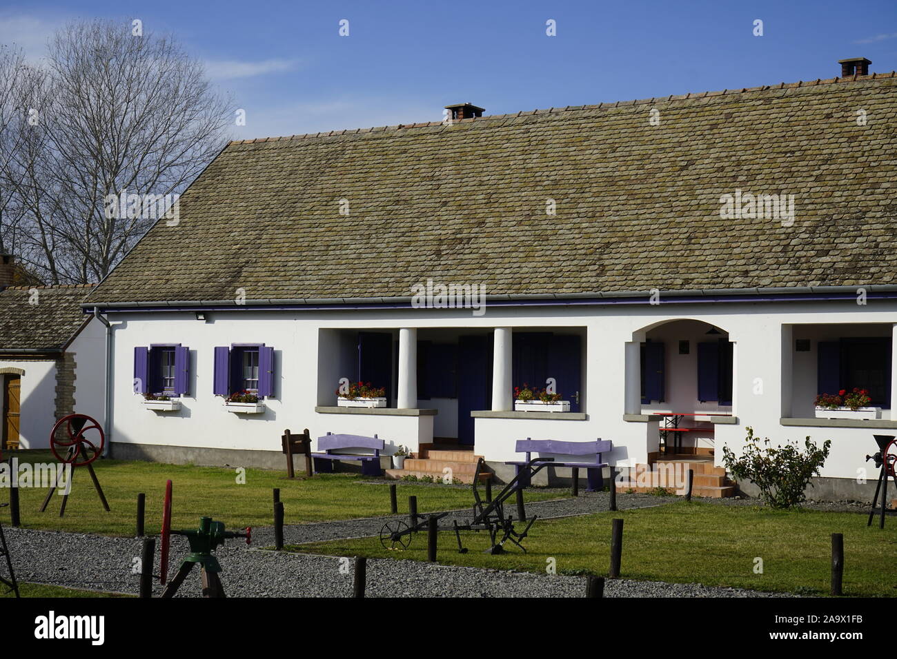 Zichy Hotel Ungherese farm house Foto Stock