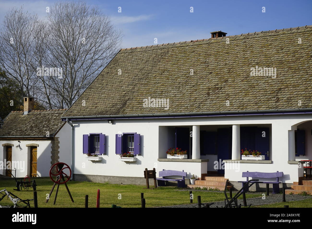 Zichy Hotel Ungherese farm house Foto Stock