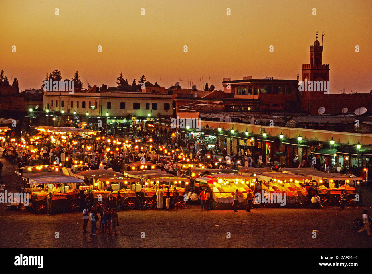 Marokko - Marrakech - Markt Foto Stock