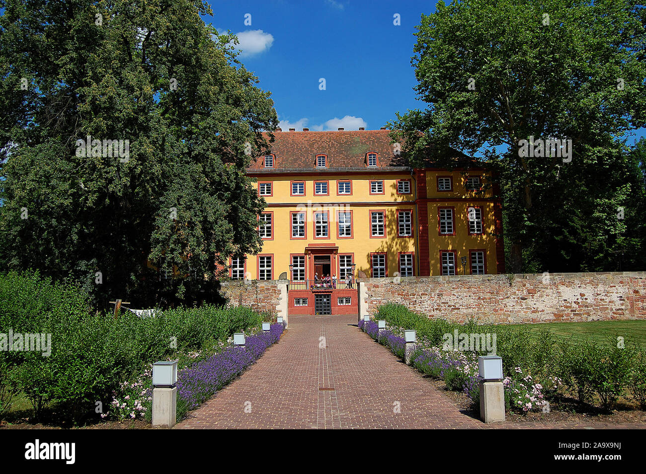 Schloss Hallenburg in Schlitz, Assia Foto Stock