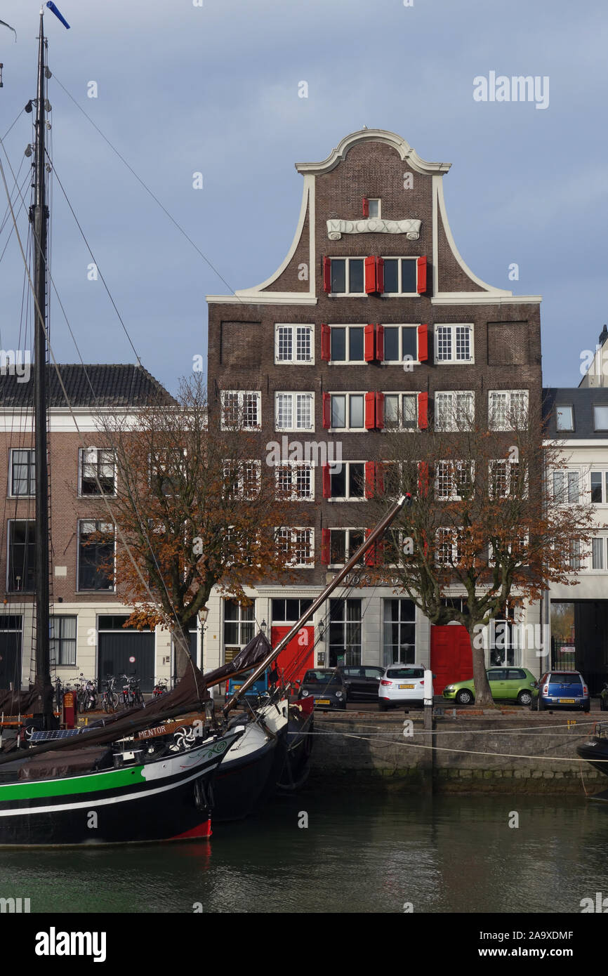 Wolwevershaven, Dordrecht, Paesi Bassi, Europa Foto Stock
