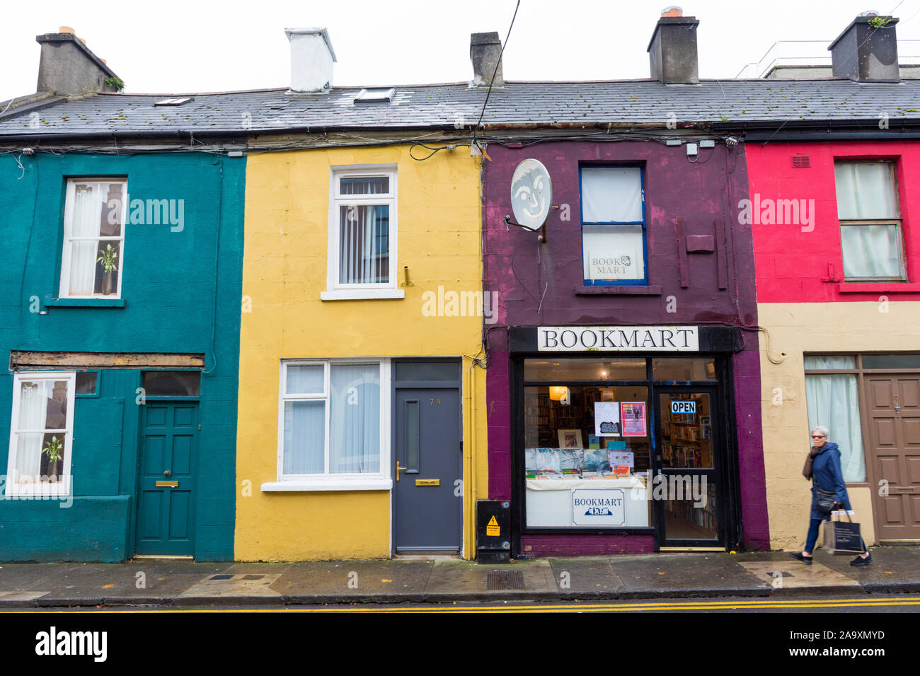 Bookmart, indipendente bookshop in Bridge St, Rathquarter, Sligo, Irlanda Foto Stock