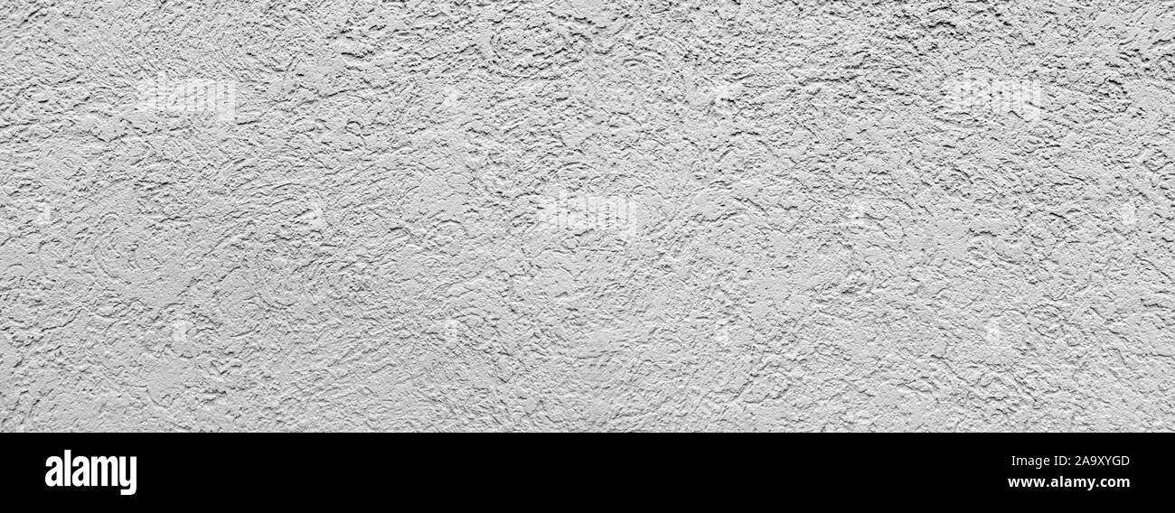 Ruvido intonaco bianco con disegno astratto Foto Stock