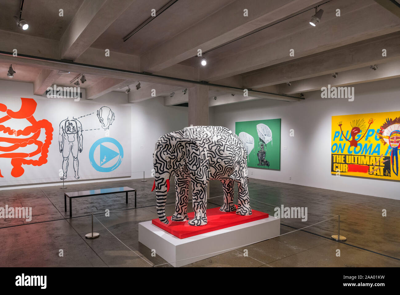 Galleria in Andy Warhol Museum di Pittsburgh, Pennsylvania, STATI UNITI D'AMERICA Foto Stock