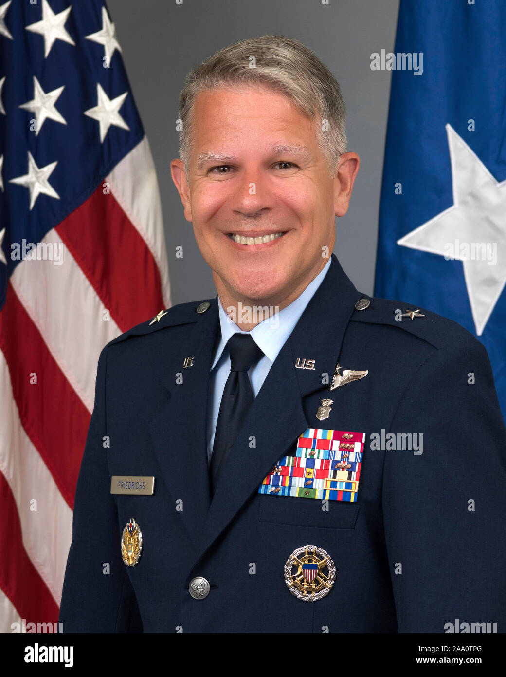 Il Brigadiere Generale Il dottor Paul Friedrichs Foto Stock