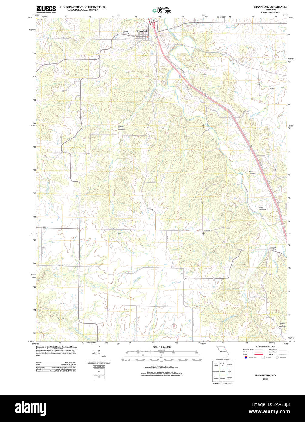 Mappa di frankford Immagini senza sfondo e Foto Stock ritagliate Alamy