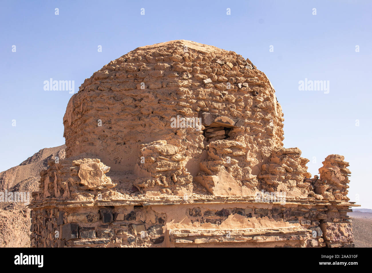 Koubba; edificio a cupola da Tata, Marocco. Foto Stock