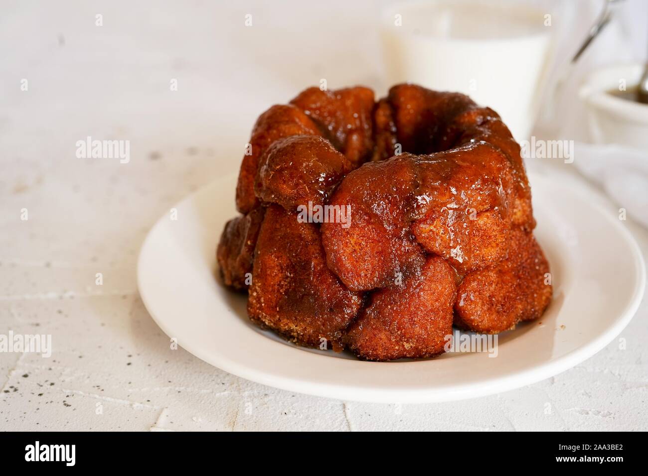 In casa Mini pane scimmia, il fuoco selettivo Foto Stock