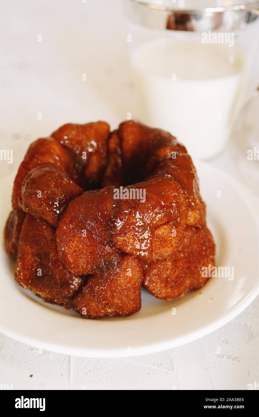 In casa Mini pane scimmia, il fuoco selettivo Foto Stock