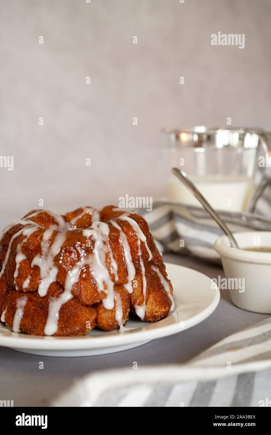 In casa Mini pane scimmia, il fuoco selettivo Foto Stock