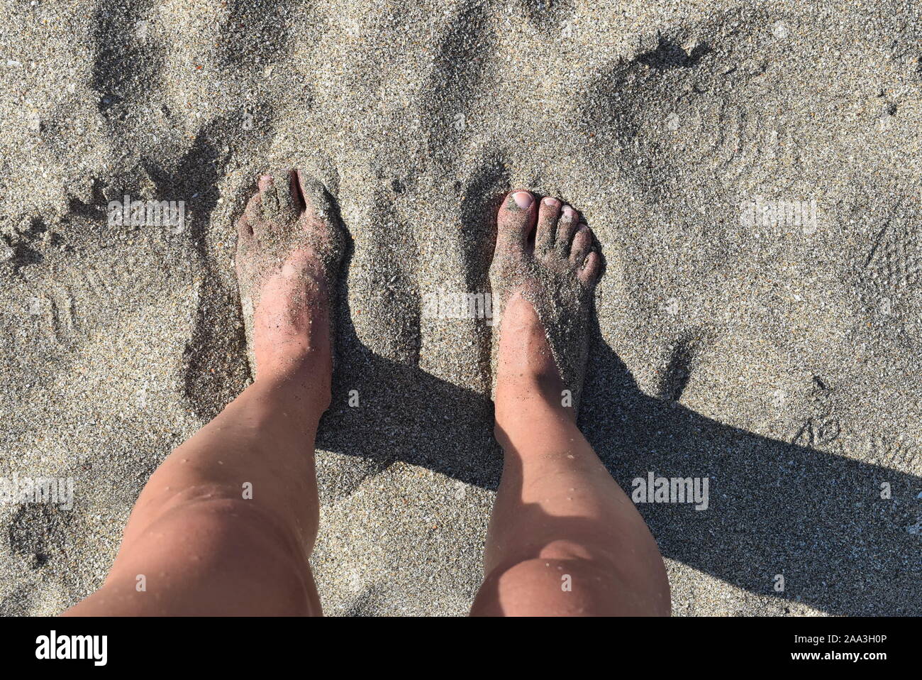 Vacanze estive sulla spiaggia Foto Stock