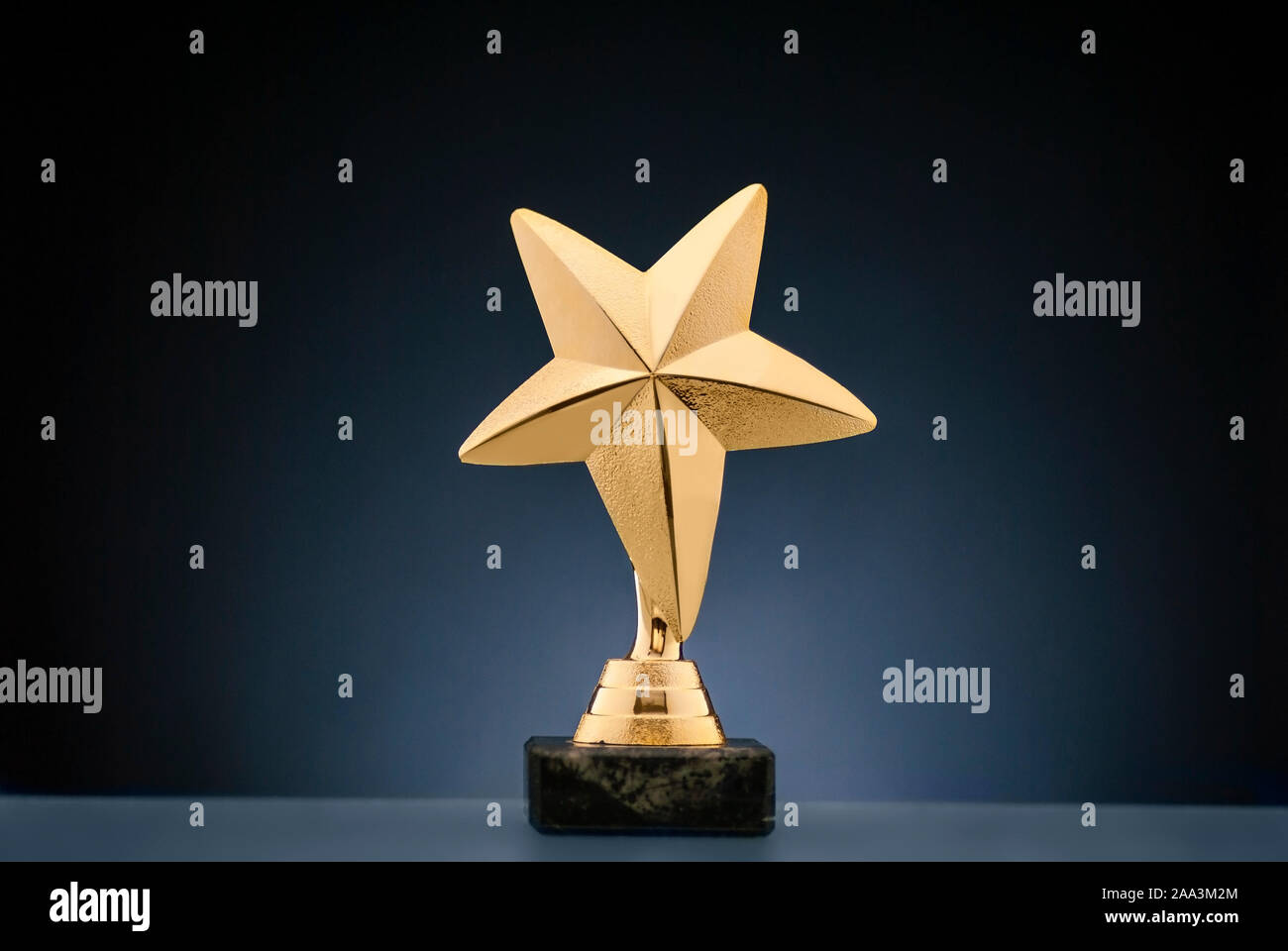 Stella d'oro Sporting Trophy per un campionato Foto Stock