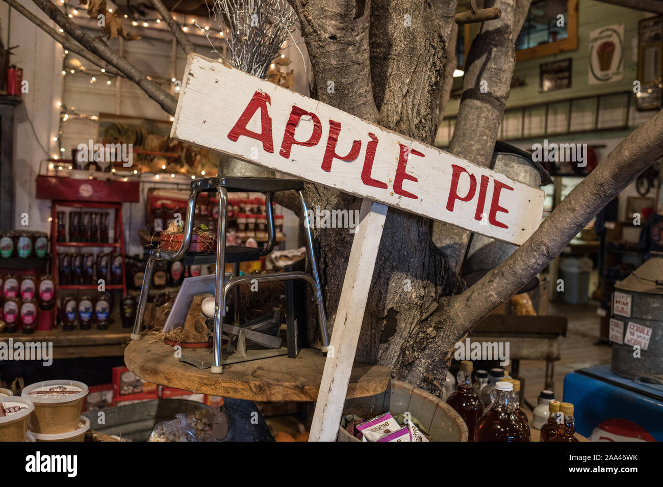 Red Apple Farm in Phillipston, MA Foto Stock