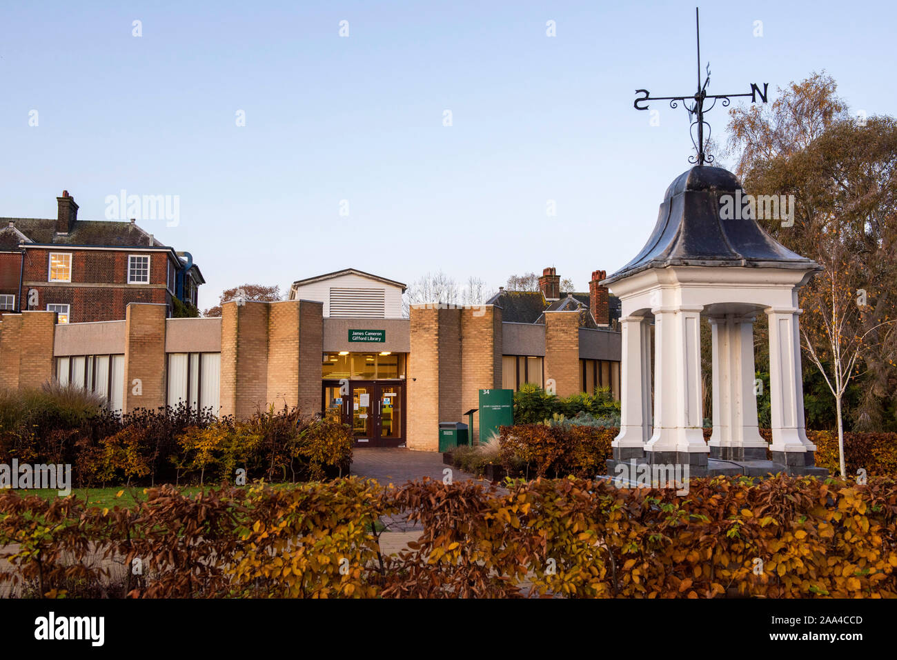 James Cameron Gifford biblioteca al Sutton Bonington Campus dell'Università di Nottingham, Loughborough LEICESTERSHIRE REGNO UNITO Inghilterra Foto Stock