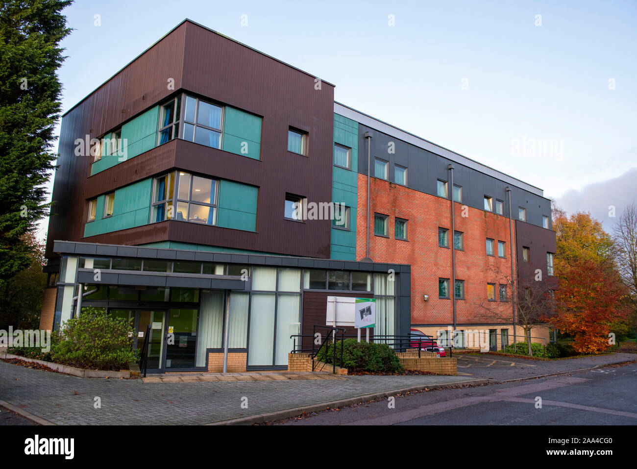 Sale di soggiorno al Sutton Bonington Campus dell'Università di Nottingham, Loughborough LEICESTERSHIRE REGNO UNITO Inghilterra Foto Stock