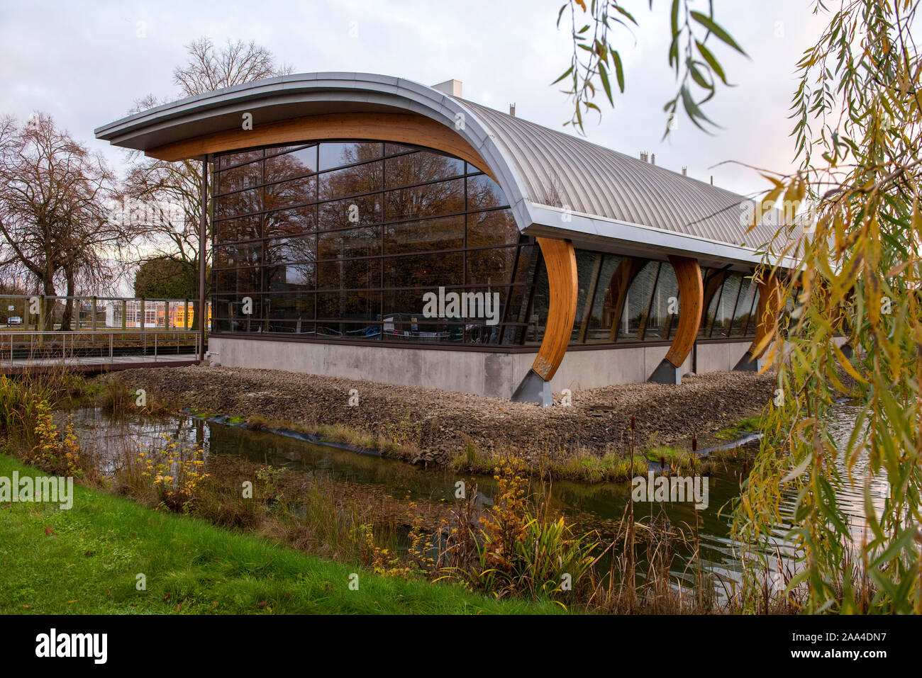 La bioenergia e preparazione del Palazzo della Scienza al Sutton Bonington Campus dell'Università di Nottingham, Loughborough LEICESTERSHIRE REGNO UNITO Inghilterra Foto Stock