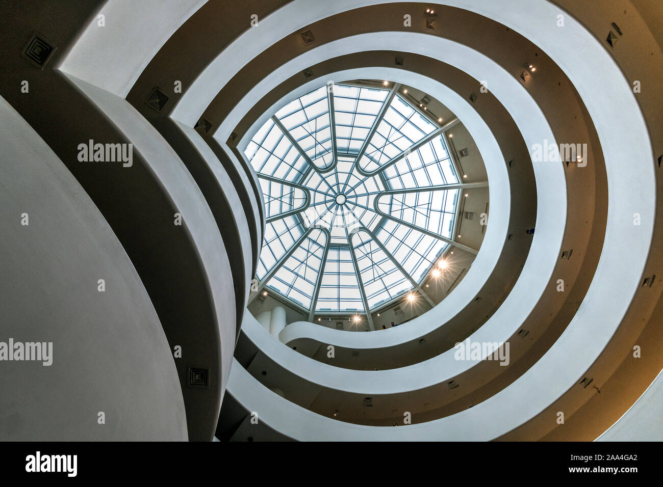 Solomon R Guggenheim Museum, Manhattan, New York, Stati Uniti d'America Foto Stock