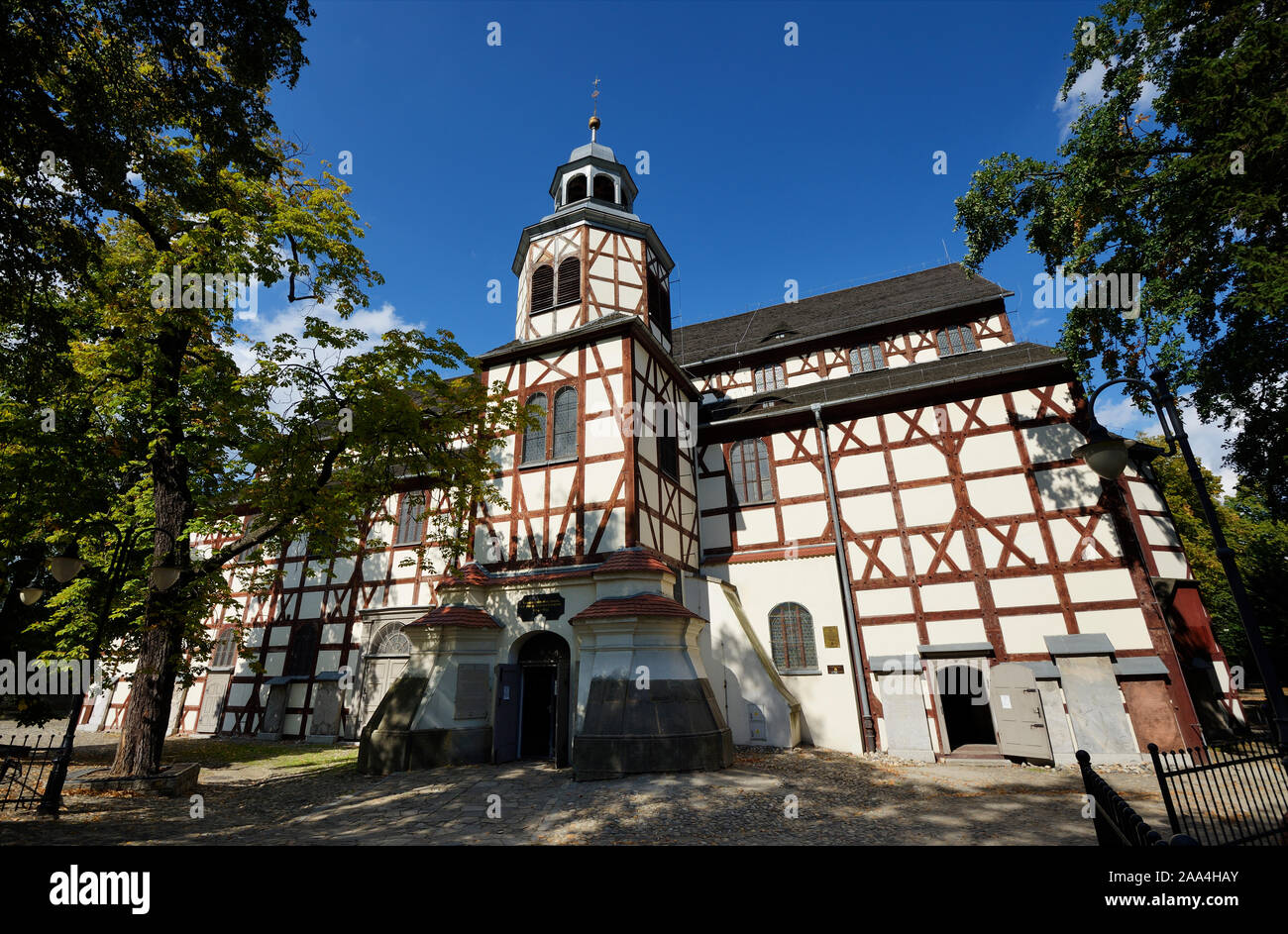 La Chiesa della Pace di Jawor, un sito Patrimonio Mondiale dell'Unesco. Bassa Slesia, Polonia Foto Stock