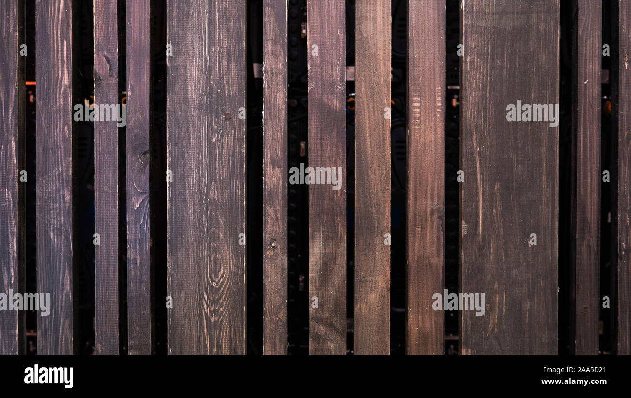 Texture legno copertura elettronica di lavoro. Foto Stock