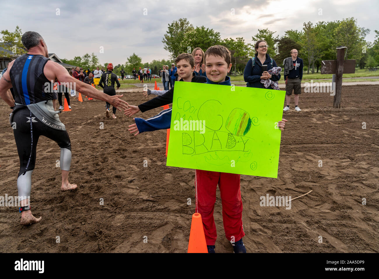 Cooperstown Triathlon 2019 Foto Stock