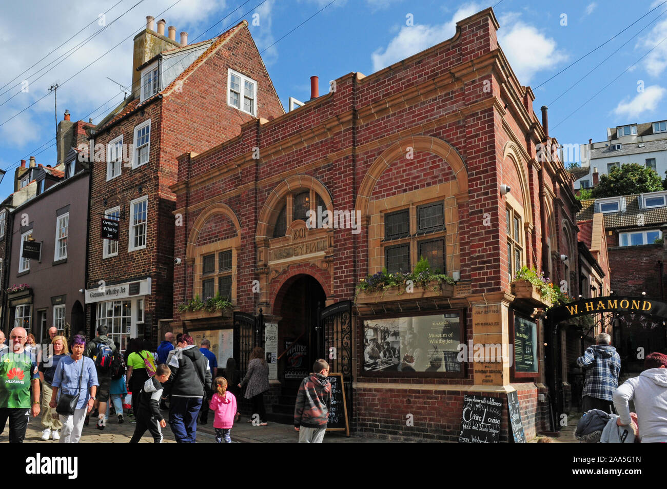 Museo di Whitby Jet, Whitby. Foto Stock