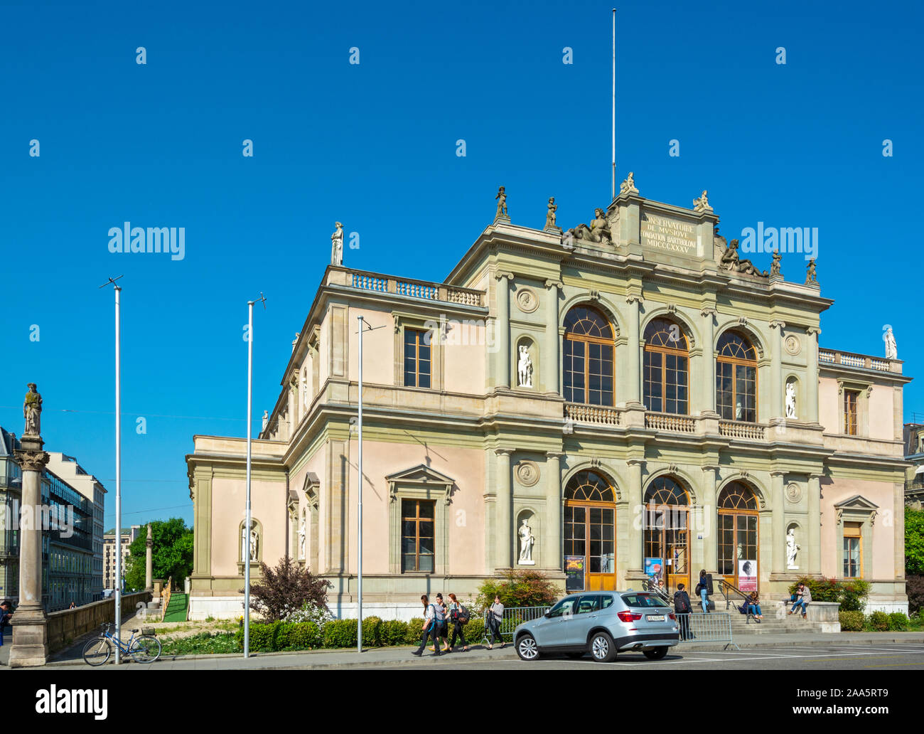 La Svizzera, Ginevra, Conservatorio di Musica (Conservatoire de Musique), fondata 1835 da François Bartholoni Foto Stock