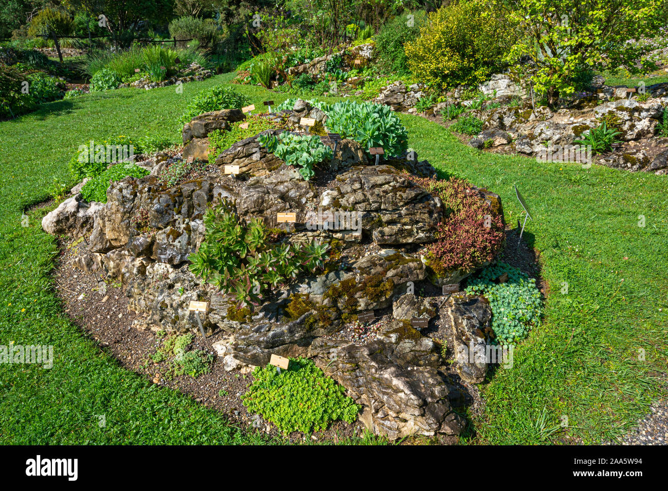 La Svizzera di Ginevra, Giardino Botanico Foto Stock