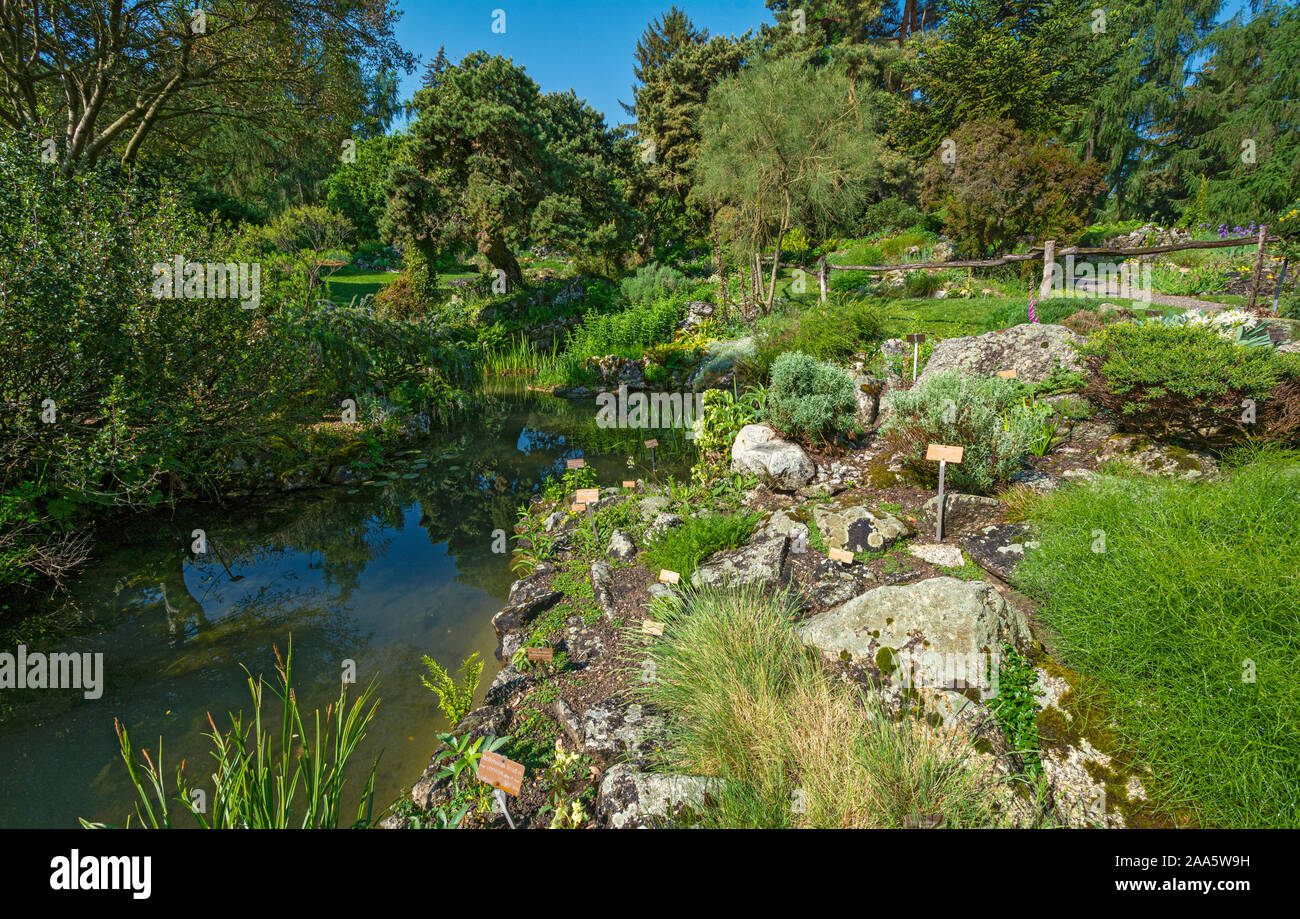 La Svizzera di Ginevra, Giardino Botanico Foto Stock