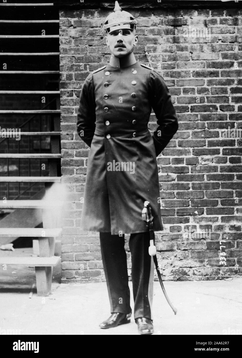 Il Capitano von Papen - Addetto militare all ambasciata tedesca, Washington, D.C. ca. 1918-1919 Foto Stock