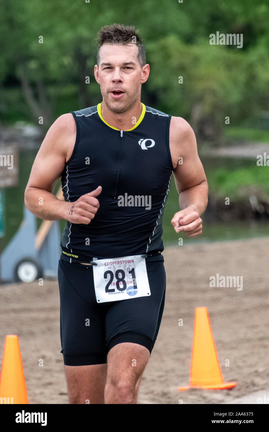 Cooperstown Triathlon 2019 Foto Stock