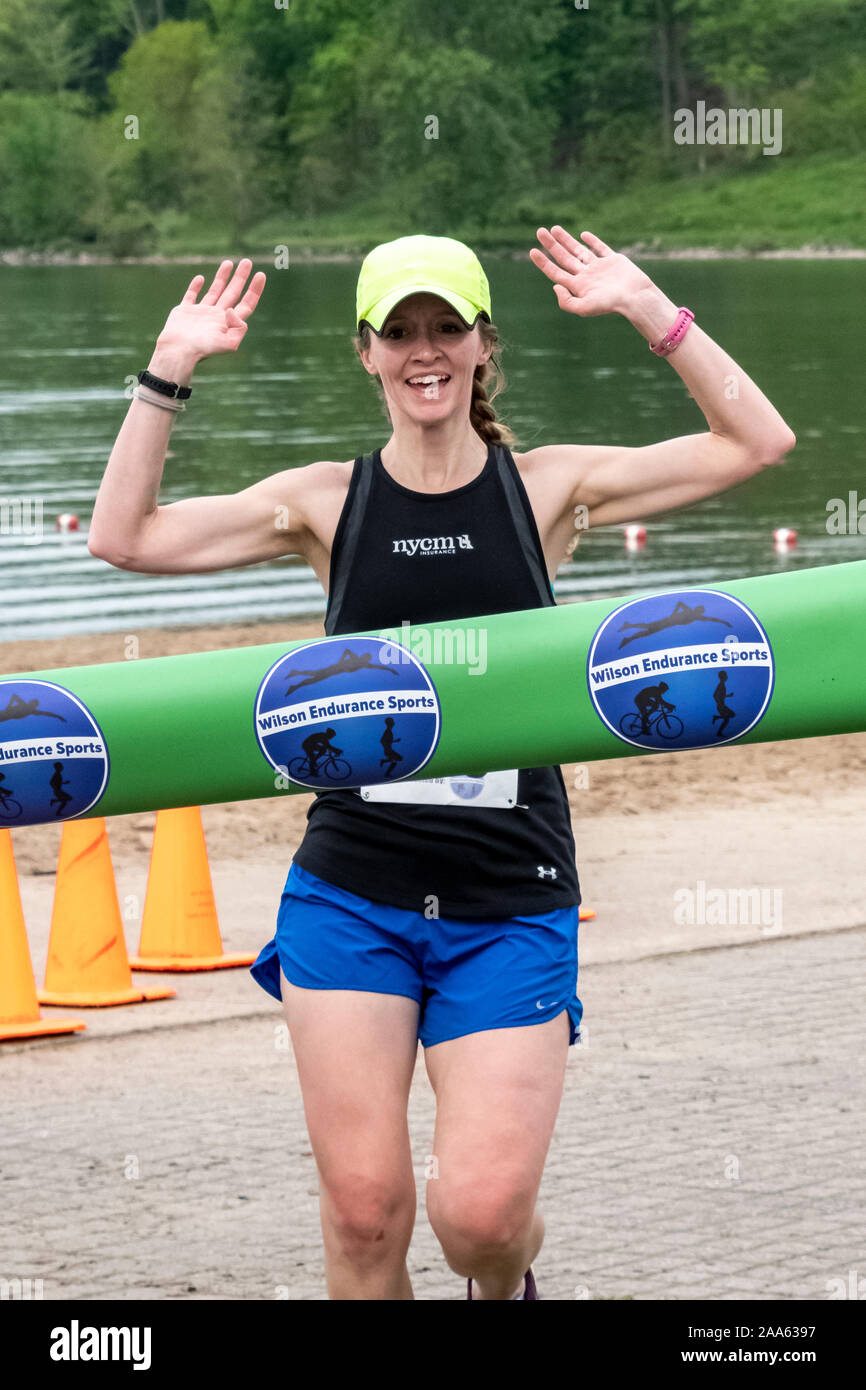 Cooperstown Triathlon 2019 Foto Stock