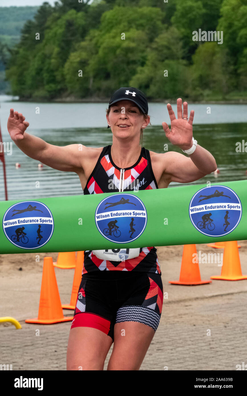 Cooperstown Triathlon 2019 Foto Stock