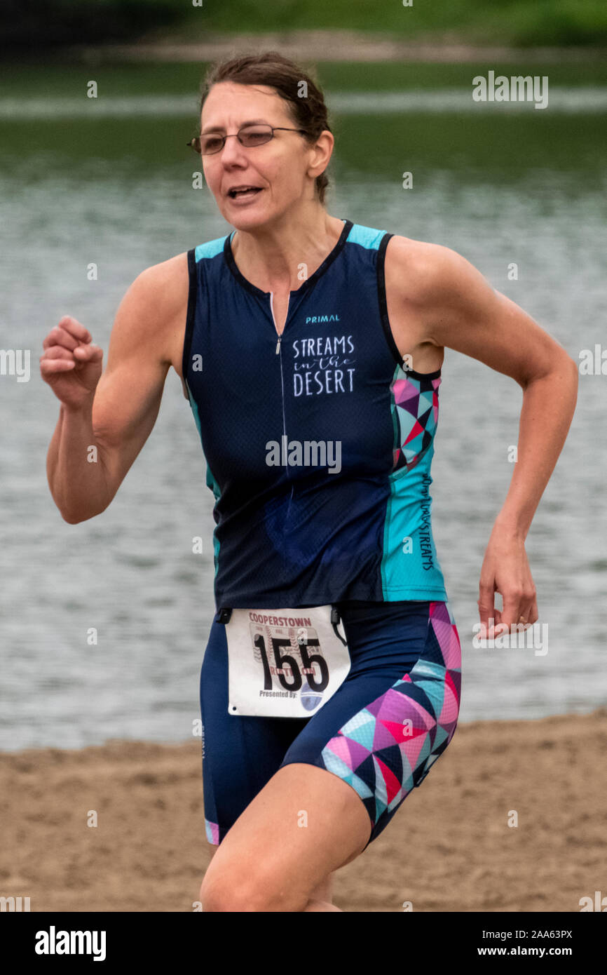 Cooperstown Triathlon 2019 Foto Stock