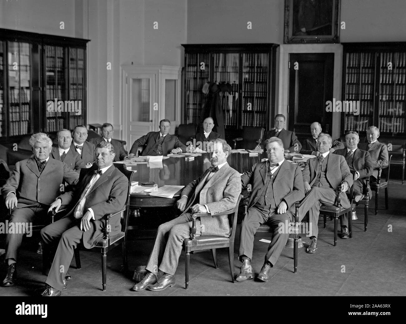 William Green, Adolph Sabath, Henry T. Rainey, William Oldfield, Daniel McGillicuddy, Claude Kitchin, Guy Helvering, Lincoln Dixon, Clemente Dickinson, Michael Conry, Charles Crisp, James Collier, John Casey, Philip Campbell, Cordell Hull Foto Stock