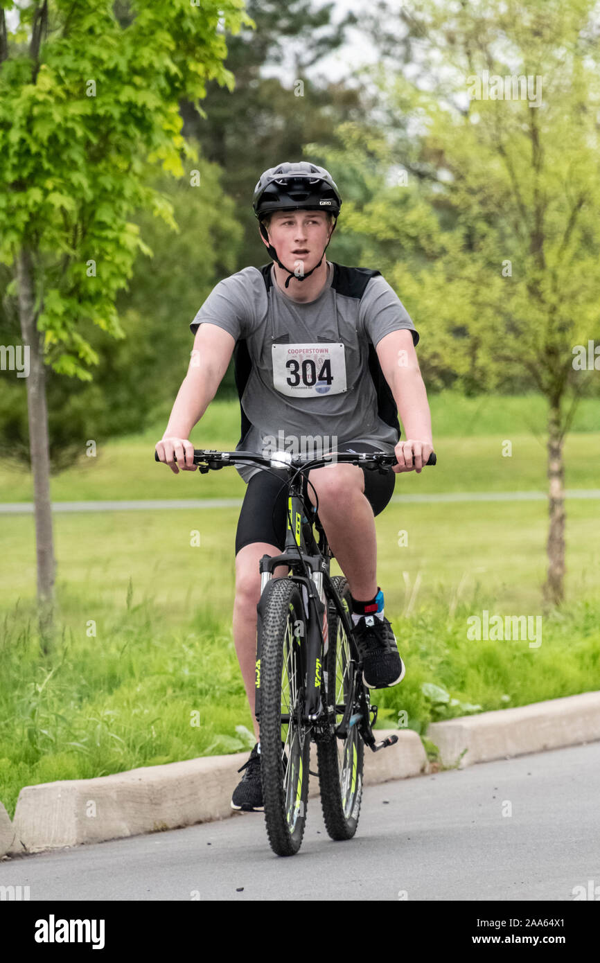 Cooperstown Triathlon 2019 Foto Stock