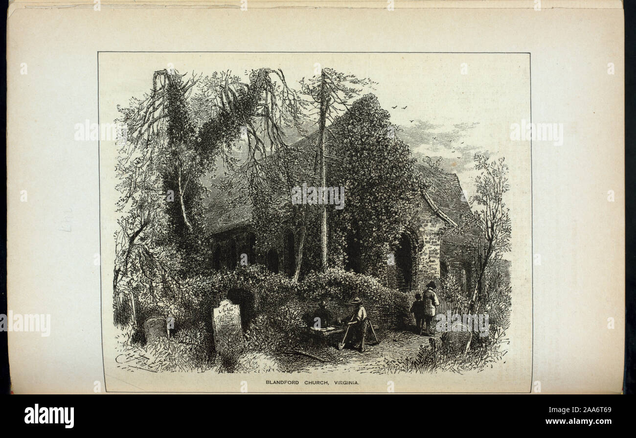 EM14841; Blandford Chiesa, Virginia. Foto Stock