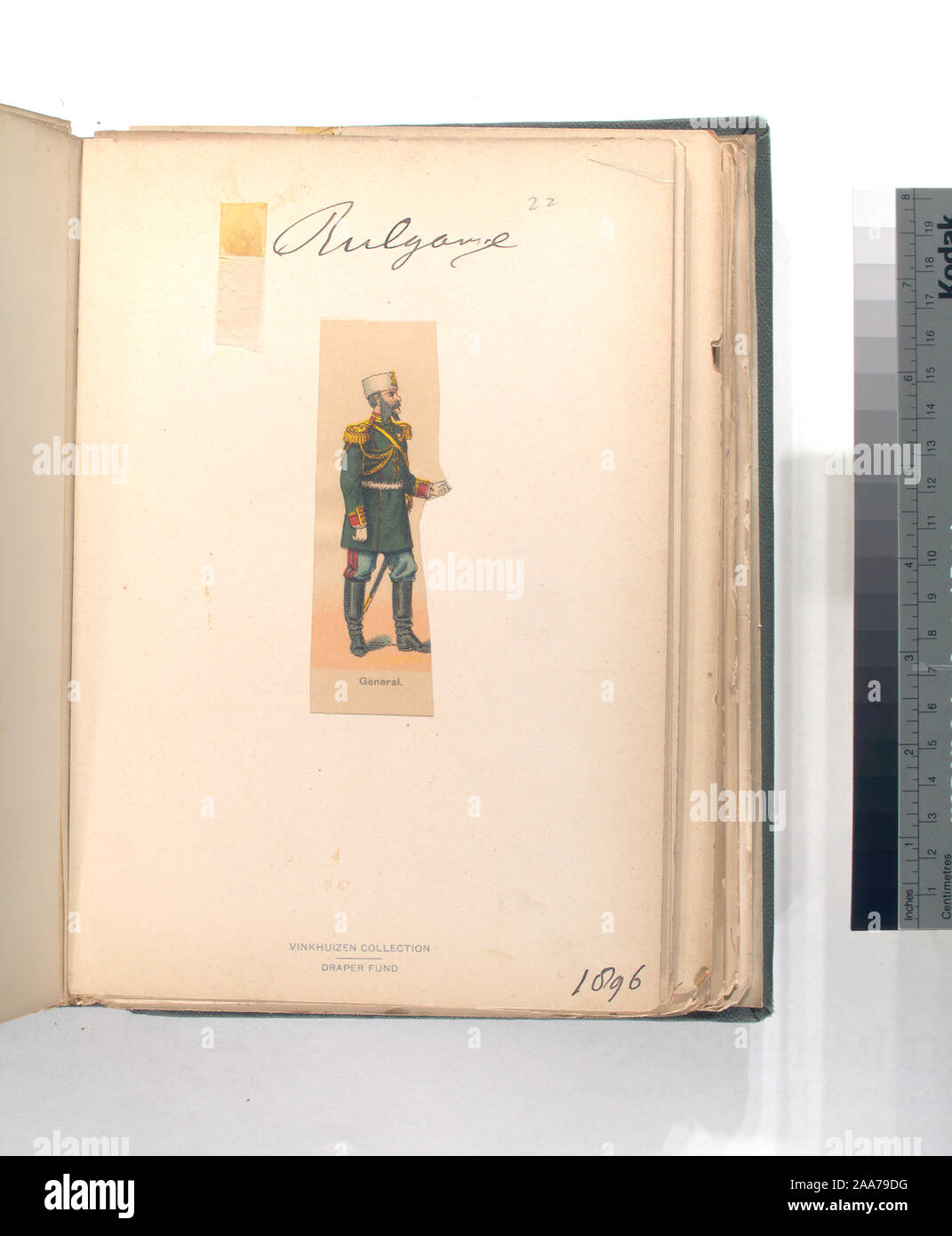 Nota allegata : Generale, 1888 / Ruhl, Moritz, editore, Die Armeen der Balkan-Staaten, Lipsia, n.d. (Ca. 1888); Bulgarije. Generale. (1896) Foto Stock